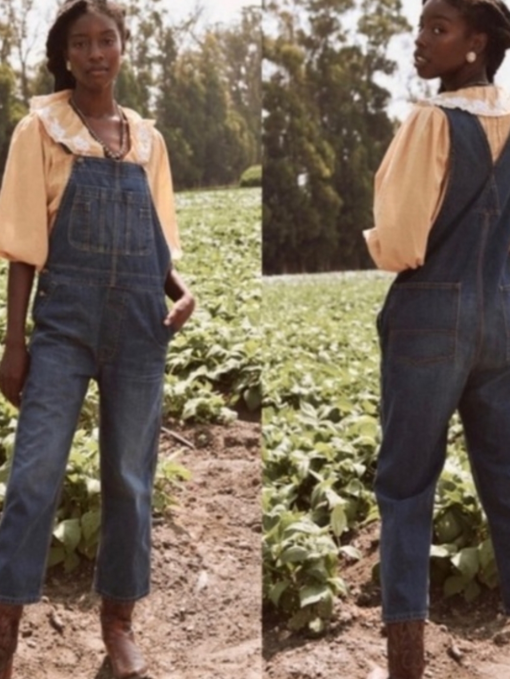 THE GREAT. Overalls Sz 0